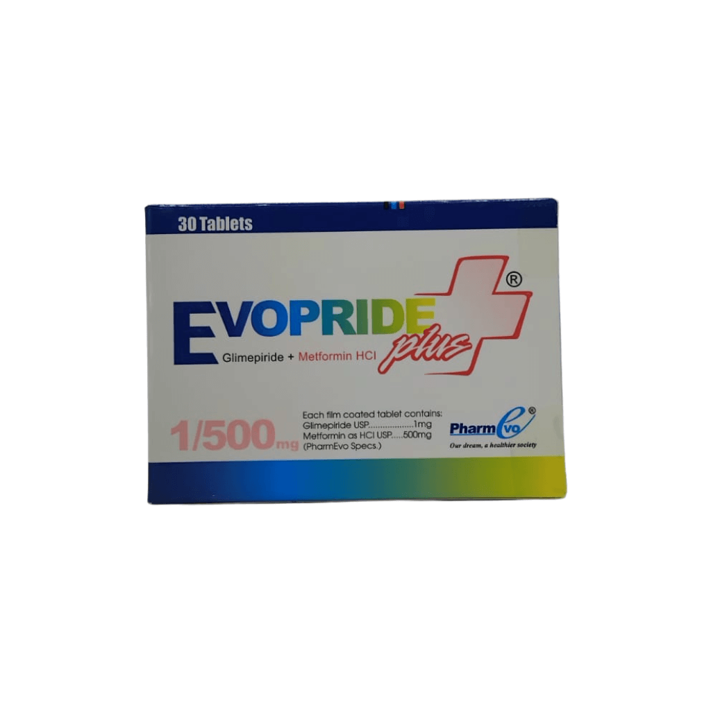 Evopride Plus 1/500mg