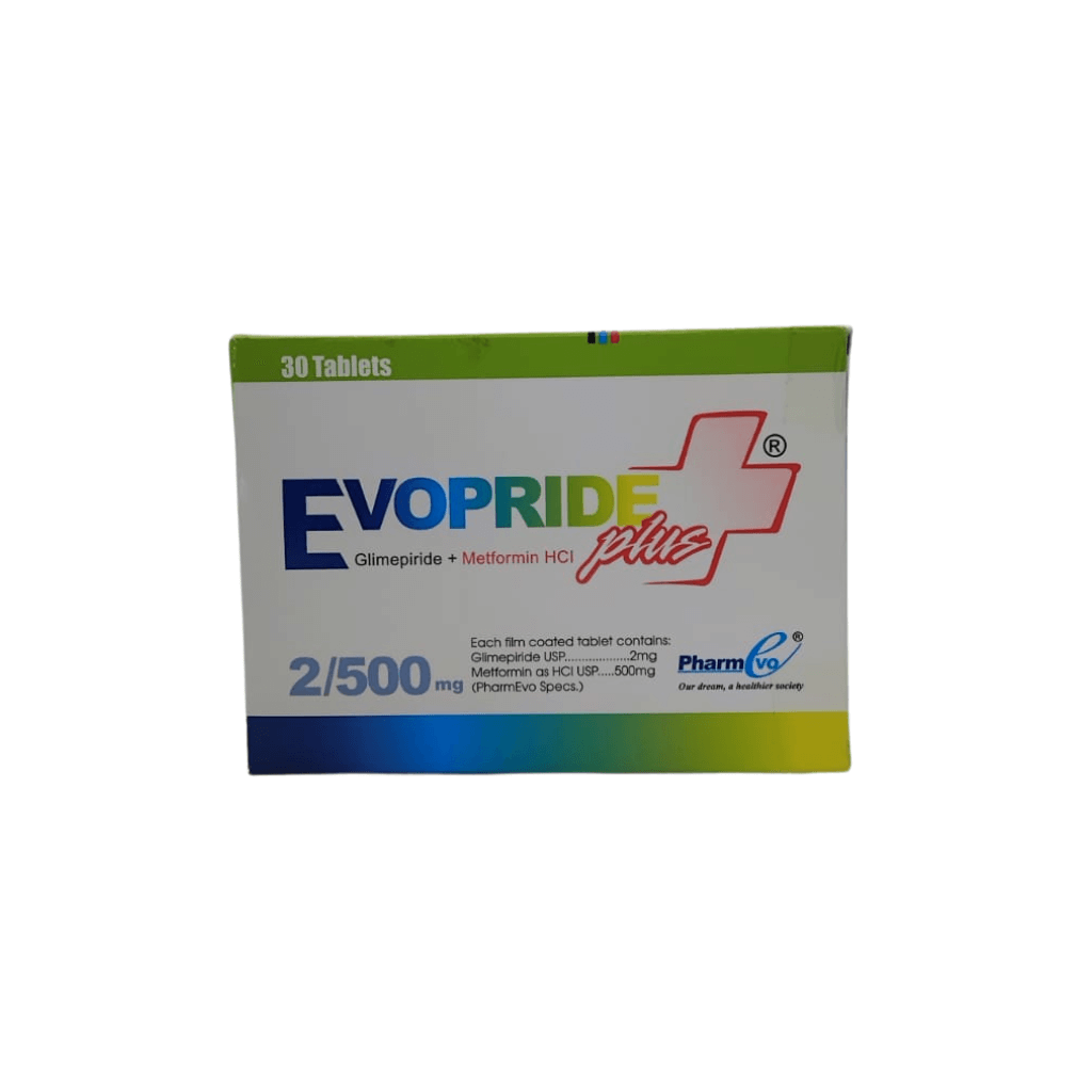 Evopride Plus 2/500mg
