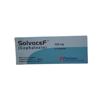 Solvocef 500mg (12 Tablets)