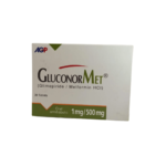 GLUCONORMET 1mg/500mg