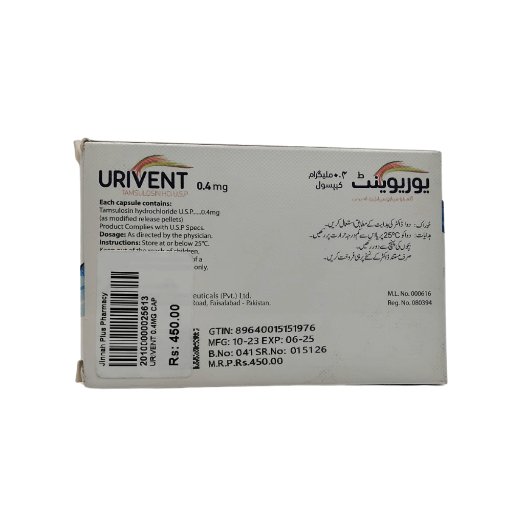 Urivent 0.4mg Urivent 0.4mg