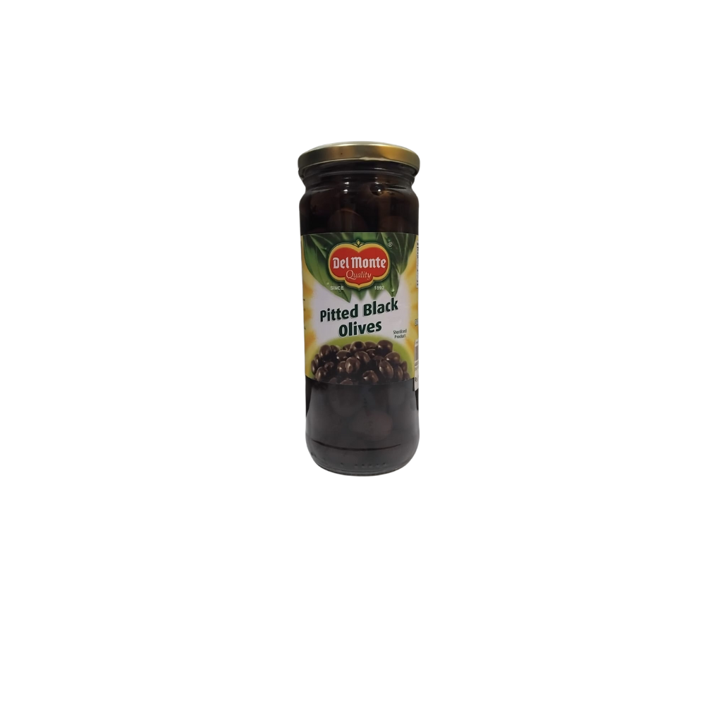 Pitted black olives 450g
