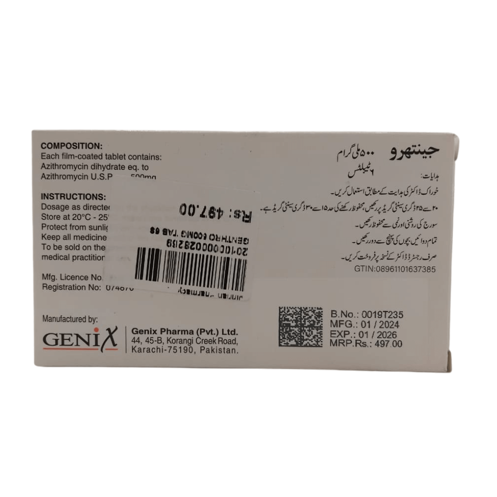 Genthro 500mg genthro 500mg