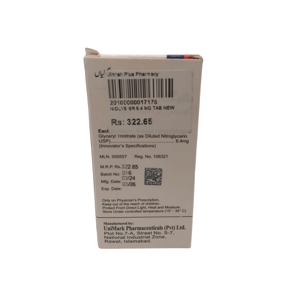 Niglys SR 6.4mg Niglys Sr 6.4mg