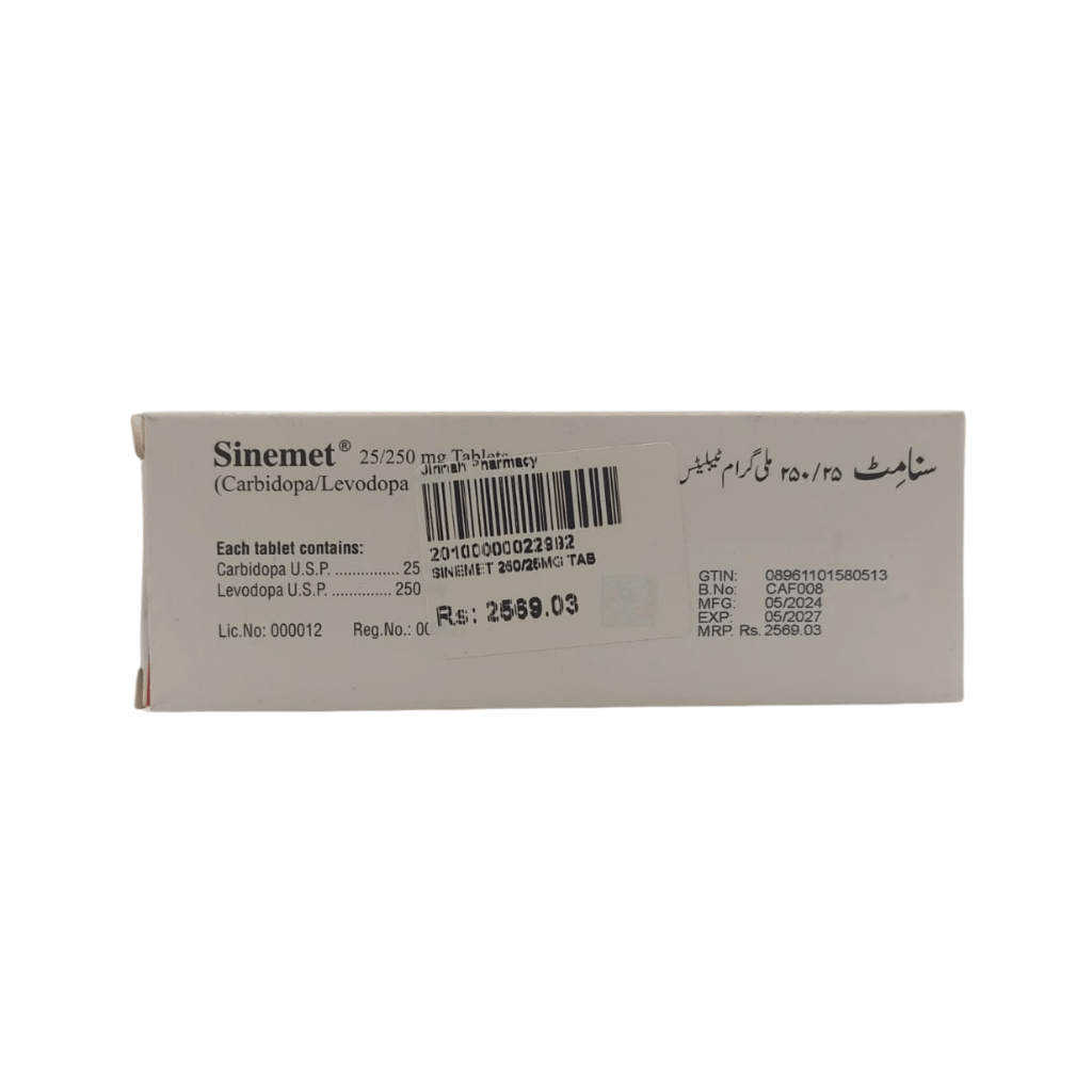 Sinemet 25/250mg