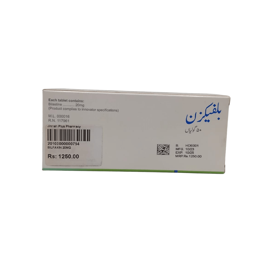 Bilfaxin 20mg